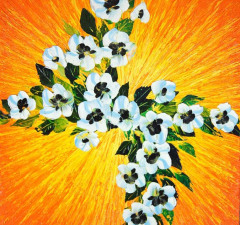 DYNAMIC FLORAL ON YELLOW