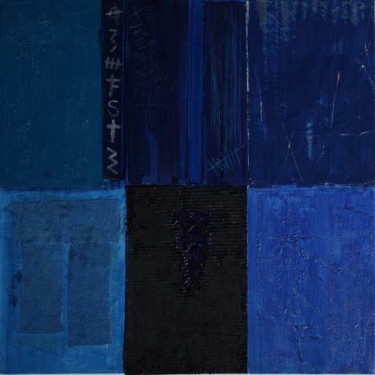 blue prison walls