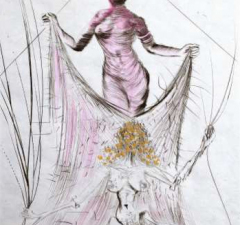 Venus in Furs "Woman holding veil"