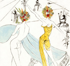 Flower-Women With a Soft Piano