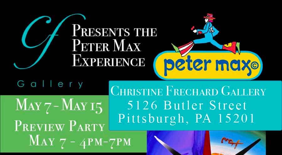 Peter Max: Pittsburgh – May 7th – May 15th